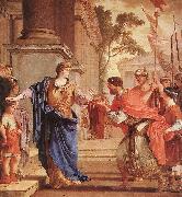 LA HIRE, Laurent de Cornelia Refusses the Crown of the Ptolomai sg oil painting on canvas